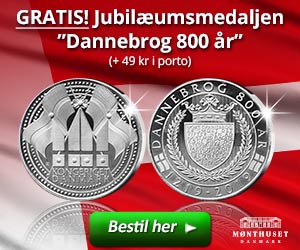 Dannebrog Jubilærumsmedaljen 800 år